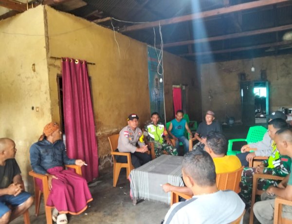 Bhabinkamtibmas Kecamatan Ruteng Intensifkan Patroli dan Sambang Warga di Desa Pong La’o