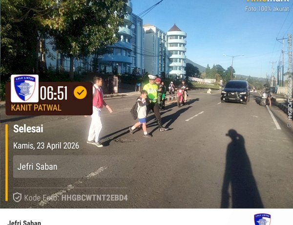 Satlantas Polres Manggarai Laksanakan Pengaturan Pagi, Wujud Pelayanan Prima kepada Masyarakat