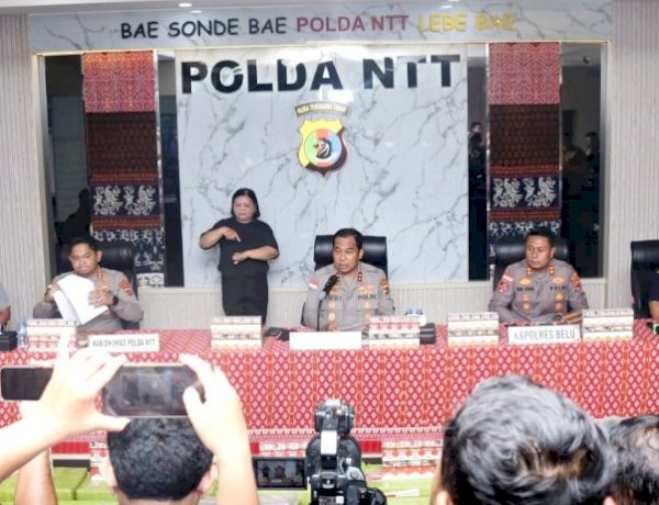 Kapolda NTT Pimpin Langsung Konferensi Pers, Jaringan Rokok Ilegal Internasional di Perbatasan RI-RDTL Berhasil Dibongkar*