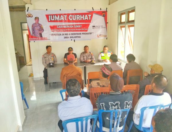Jumat Curhat: Warga Kelurahan Tadong Curahkan Kerinduan Akan Kehadiran Bhabinkamtibmas