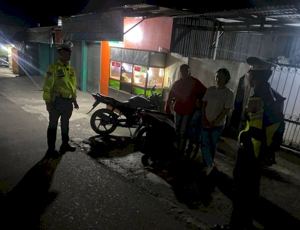 Satlantas Polres Manggarai Gelar Patroli Malam Antisipasi Balap Liar dan Laka Lantas