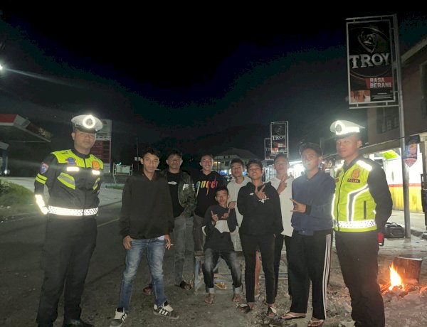 Patroli Malam Satlantas Polres Manggarai Antisipasi Balap Liar dan Kecelakaan Lalu Lintas