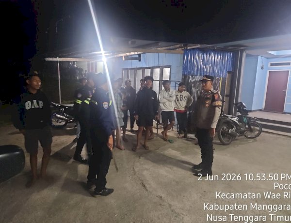 PAMAPTA 3 POLRES MANGGARAI PIMPIN PENANGANAN KASUS PENGANCAMAN MENGGUNAKAN SENJATA TAJAM, SITUASI BERHASIL DIKENDALIKAN
