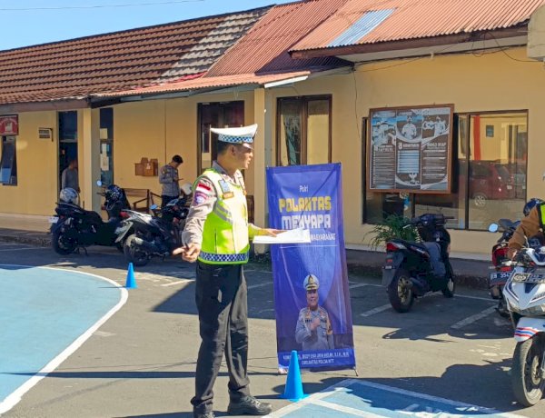 SATPAS 1642 MANGGARAI GELAR PENERANGAN DAN PELATIHAN UJIAN PRAKTIK SIM C UNTUK MENINGKATKAN KEMAMPUAN DAN KESELAMATAN BERKENDARA MASYARAKAT
