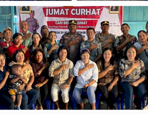 DARI KENAKALAN REMAJA, KERINDUAN AKAN KEHADIRAN POLISI HINGGA MEKANISME PENGURUSAN SIM, MENJADI CURAHAN HATI MASYARAKAT WAE RI’I DALAM KEGIATAN JUMAT CURHAT POLRES MANGGARAI