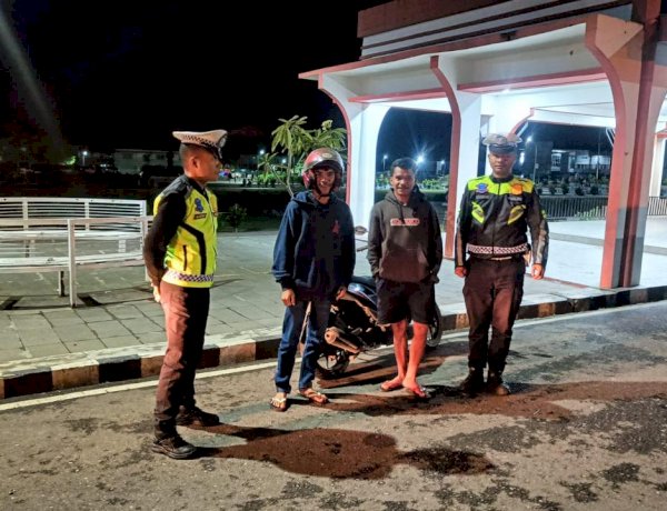 SAT LANTAS POLRES MANGGARAI INTENSIFKAN PATROLI MALAM GUNA ANTISIPASI BALAP LIAR DAN MENEKAN ANGKA KECELAKAAN LALU LINTAS