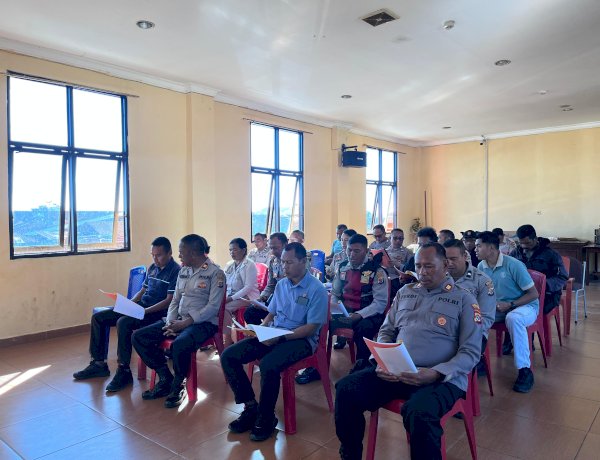 Personel Polres Manggarai Laksanakan Pembinaan Rohani dan Mental, Perkuat Integritas serta Tingkatkan Kualitas Pelayanan kepada Masyarakat