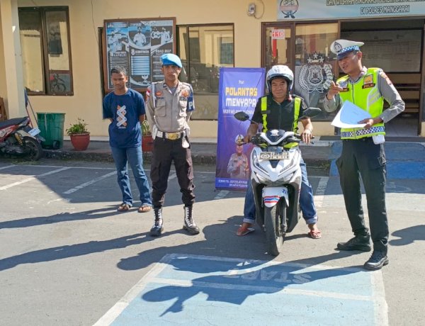 POLRES MANGGARAI TINGKATKAN PELAYANAN, SATPAS 1642 GELAR PENERANGAN DAN PELATIHAN UJIAN PRAKTIK SIM C BAGI MASYARAKAT