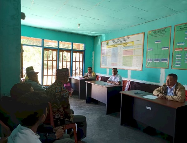 BHABINKAMTIBMAS LAKUKAN PROBLEM SOLVING, REDAM POTENSI KONFLIK AKIBAT DUGAAN PENYEROBOTAN TANAH