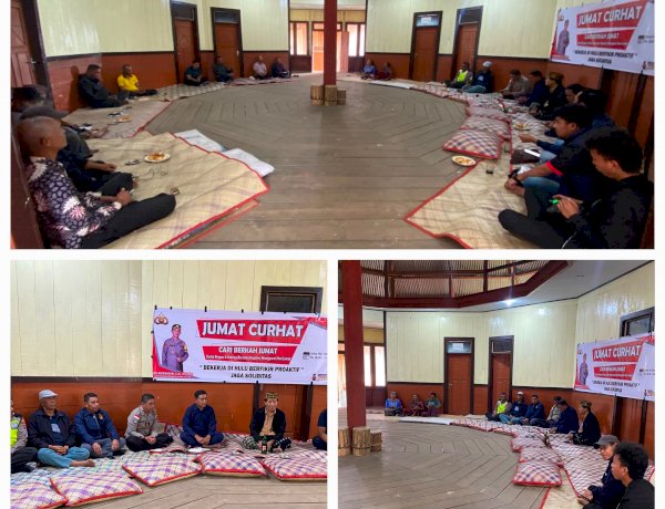 WUJUDKAN POLRI HARAPAN MASYARAKAT, POLRES MANGGARAI GELAR JUMAT CURHAT SERAP ASPIRASI WARGA