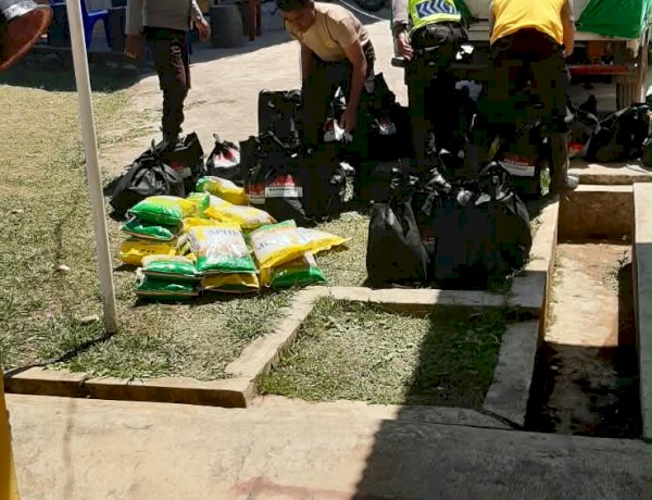 Polsek Cibal Lanjutkan Pendistribusian Bantuan Kapolri kepada Masyarakat Terdampak Bencana