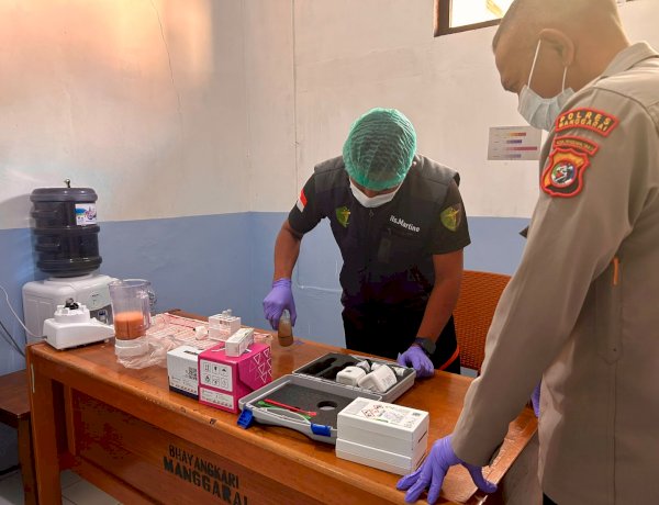 Polres Manggarai Pastikan Keamanan dan Kelayakan Makanan Program MBG Melalui Pemeriksaan Food Security