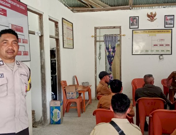 Jelang Pilkades 8 Oktober, Polsek Cibal Intensifkan Patroli dan Sambang di Tiga Desa