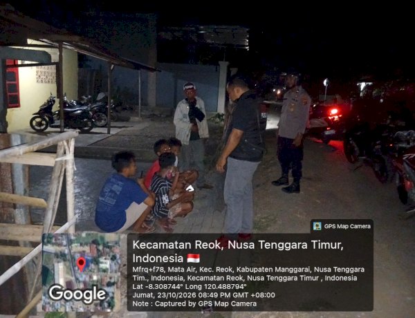 CEGAH PEREDARAN NARKOTIKA, POLSEK REO GENCARKAN KRYD PATROLI SIAGA RESERSE DENGAN PENDEKATAN HUMANIS