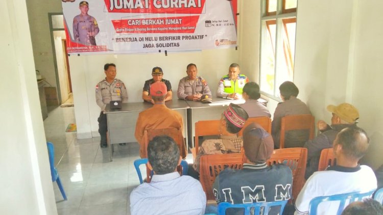 Jumat-Curhat:-Warga-Kelurahan-Tadong-Curahkan-Kerinduan-Akan-Kehadiran-Bhabinkamtibmas