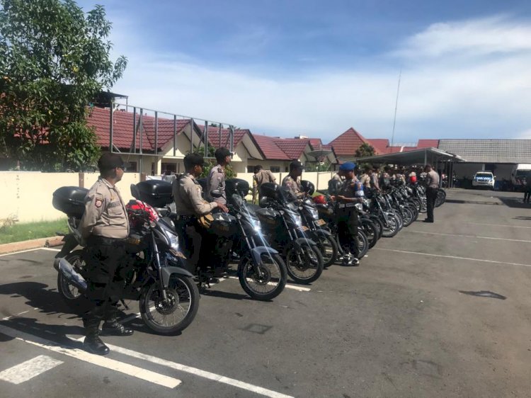 Pemeriksaan Kendaraan Dinas Dan Pribadi Oleh Propam Polres Manggarai