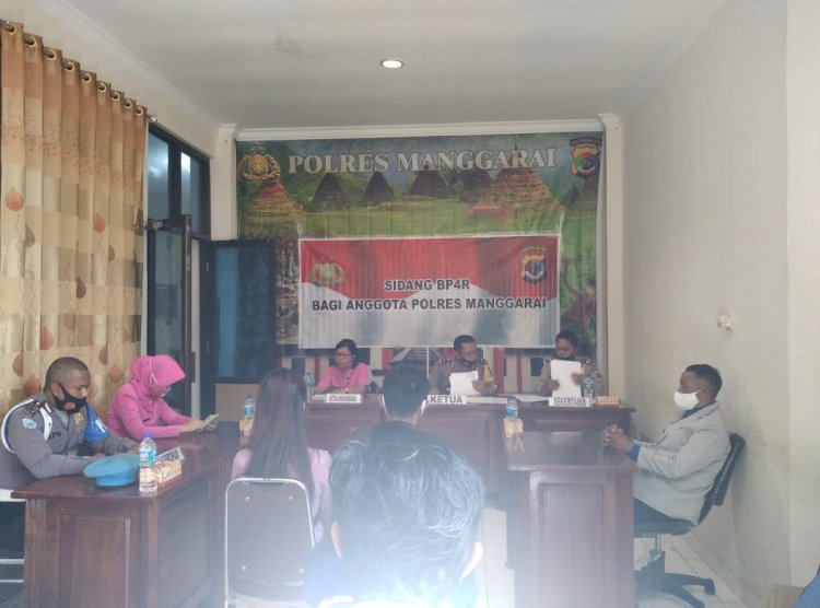 Polres Manggarai Laksanakan Sidang BP4R