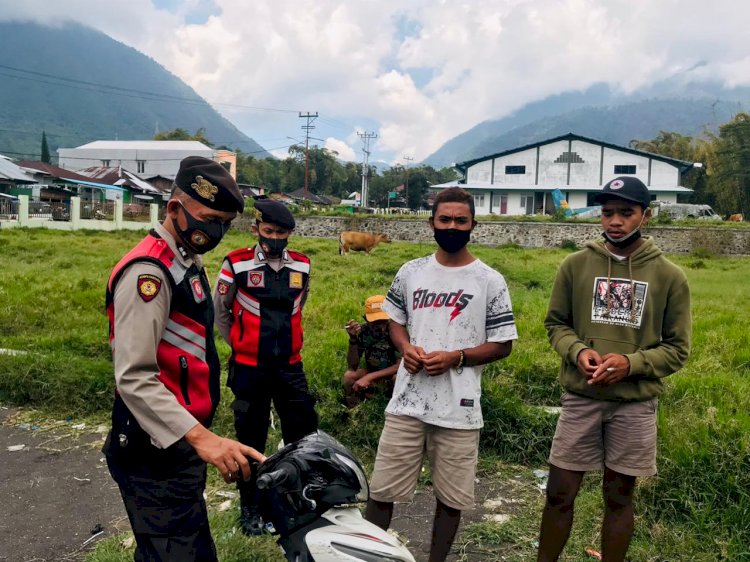 Sat Samapta Polres Manggarai Laksanakan Patroli Dialogis