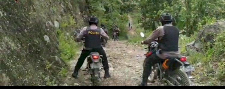 Kapolres Manggarai Laksanakan Patroli Rutin Jelang Pilkada Kabupaten Manggarai 2020.