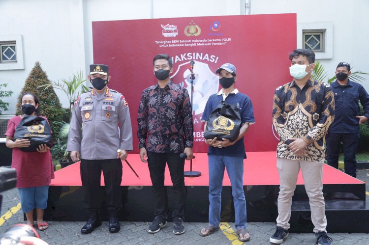 Kapolri Harap Sinergi dengan Mahasiswa untuk Akselerasi Vaksinasi Terus Berlanjut