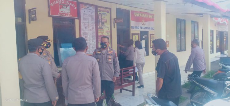 Kunjungan Karo Rena Polda NTT Di Polres Manggarai