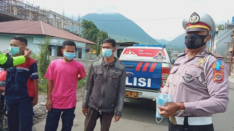 OPS Patuh Dan Mobil Masker Polres Manggarai