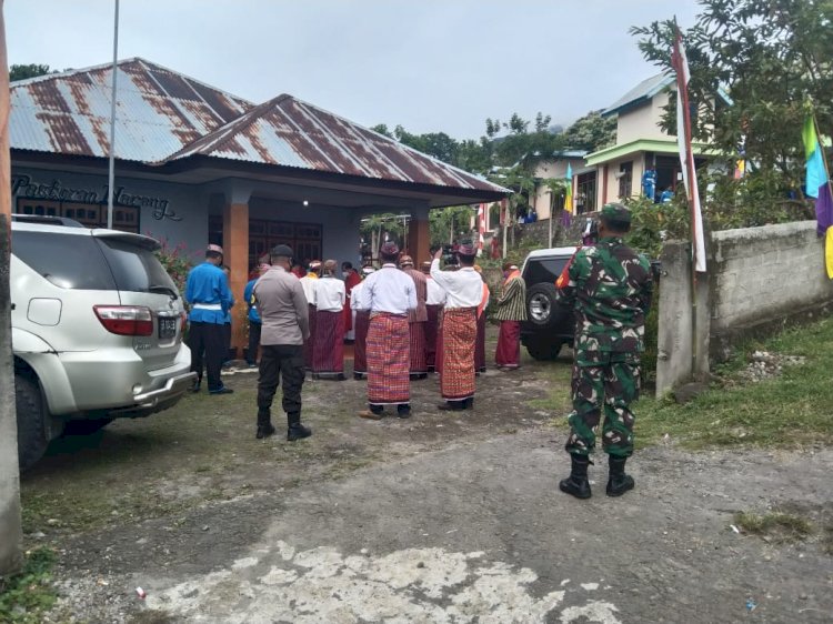 Pengamanan  Perayaan Ekaristi Sakramen Suci Krisma Di Narang