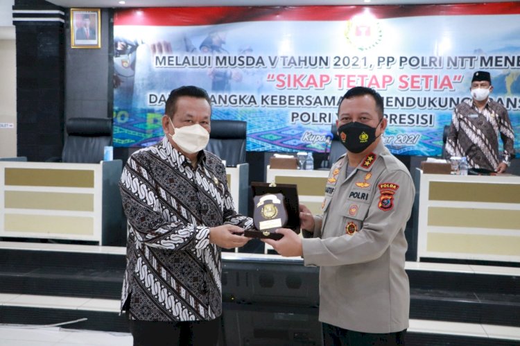 Hadiri Acara Musda V Keluarga Besar PP POLRI Tahun 2021,Kapolda NTT: Wujudkan Sinergitas Dalam Mendukung Program Polri yang Presisi