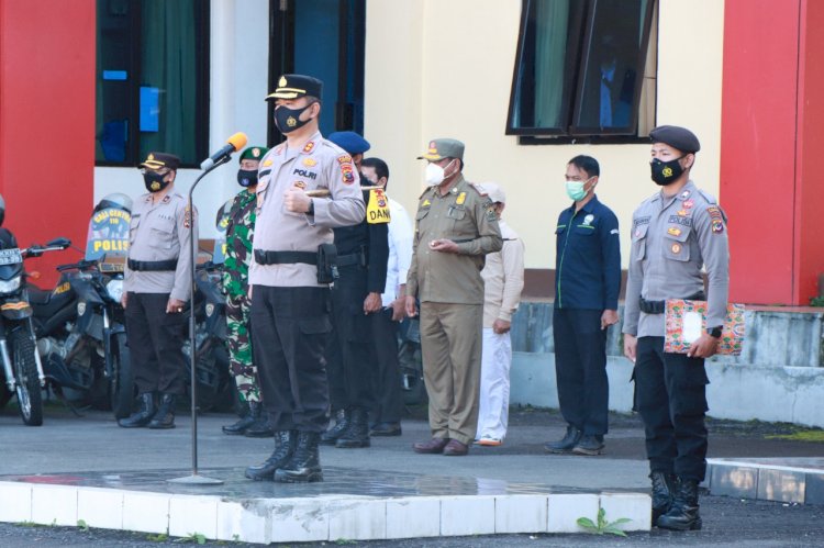 Apel Gelar Pasukan Dalam Rangka Menghadapi Bencana Cuaca Ekstrem