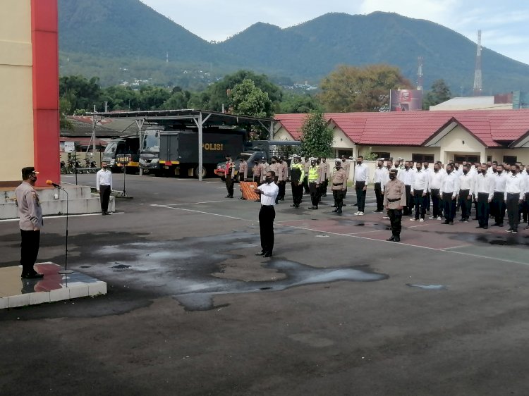 Pembukaan Pelatihan Gada Pratama Satpam Gel.IV Di Polres Manggarai