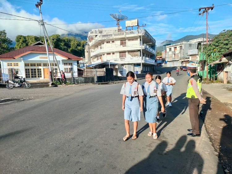 Giat Rutin Sat.Lantas Polres Manggarai Setiap Pagi