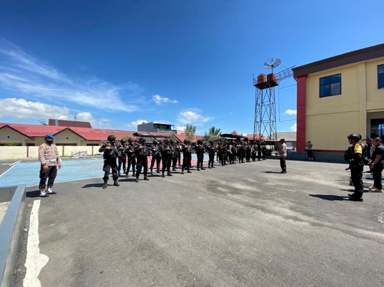 Sengketa Tanah, Polres Manggarai Turunkan Personel Ke Satar Mese.