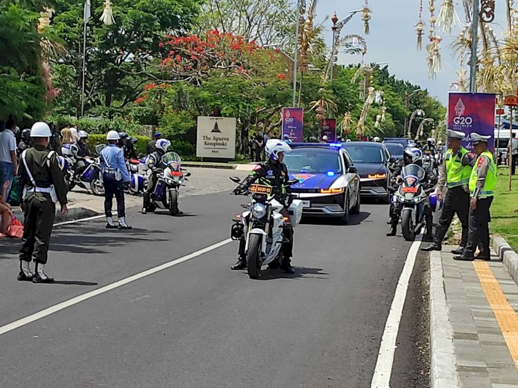 TNI-Polri Gelar Geladi Pengamanan Tamu VVIP KTT G20 di Bali