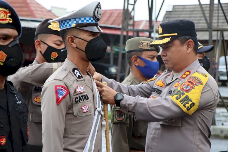 Apel Gelar Pasukan Operasi Keselamatan Turangga 2023 tingkat Polres Manggarai