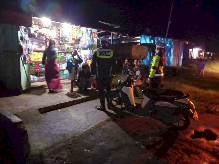 Sat. Lantas Polres Manggarai Terus Laksanakan Patroli  Malam