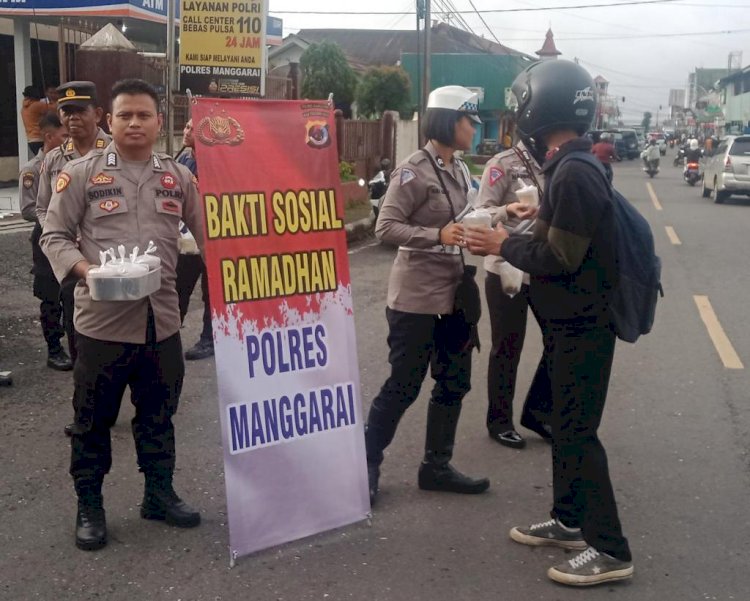 Bhakti Sosial Ramadhan Polres Manggarai