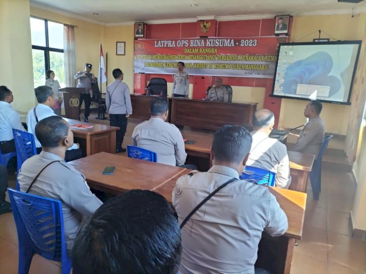 Latpra Ops Bina Kusuma - 2023 Polres Manggarai