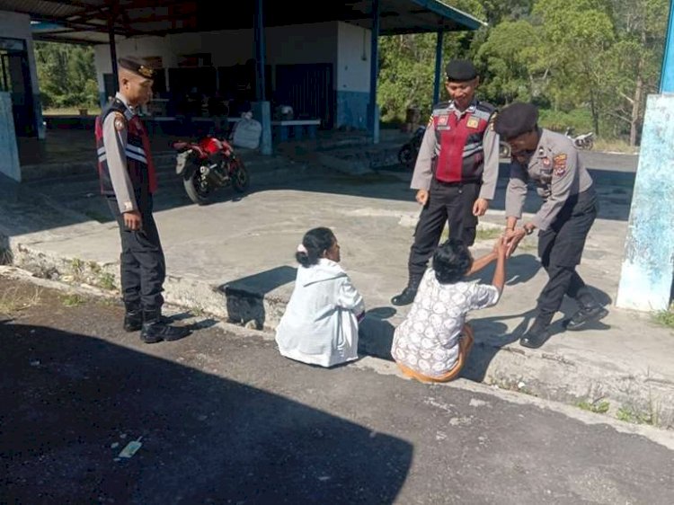 Samapta Polres Manggarai Laksanakan Patroli Dialogis