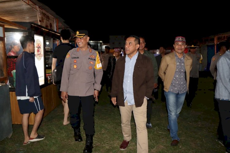 Pembukaan Pasar Malam Dalam Rangka Hari Bhayangkara Ke-77 Tingkat Polres Manggarai Tahun 2023