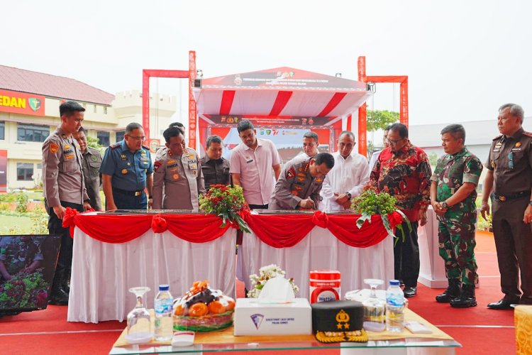 Resmikan Rumah Sakit dan Polres Tapsel, Kapolri Tegaskan Beri Pelayanan Terbaik