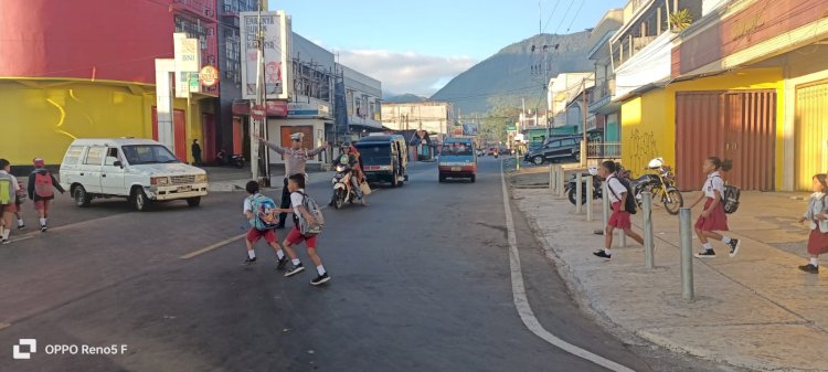 Gatur Pagi Lalu Lintas Fokus Jaga Keselamatan Pengguna Jalan