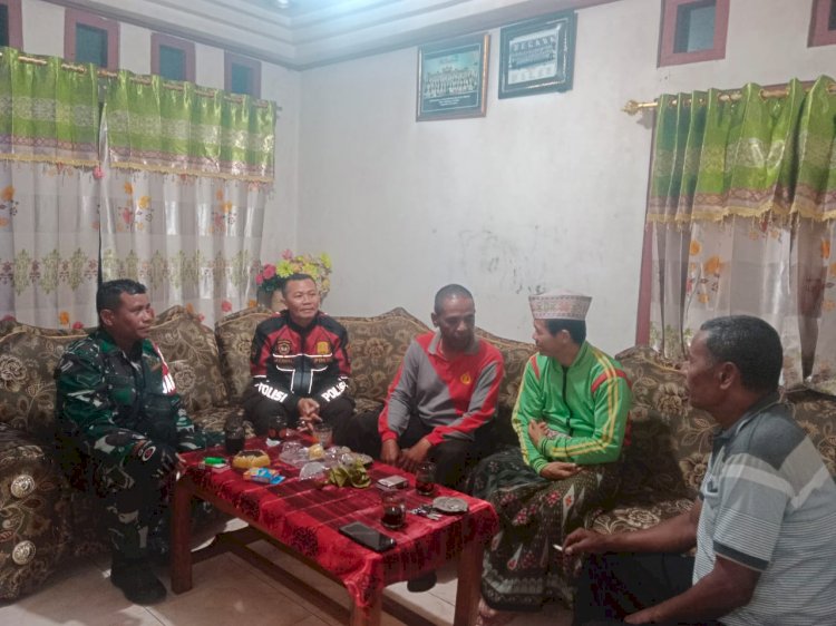 Patroli dan Penggalangan oleh KA SPKT III Polsek Cibal Berhasil Dijalankan di Kamp Teruk Desa Nenu