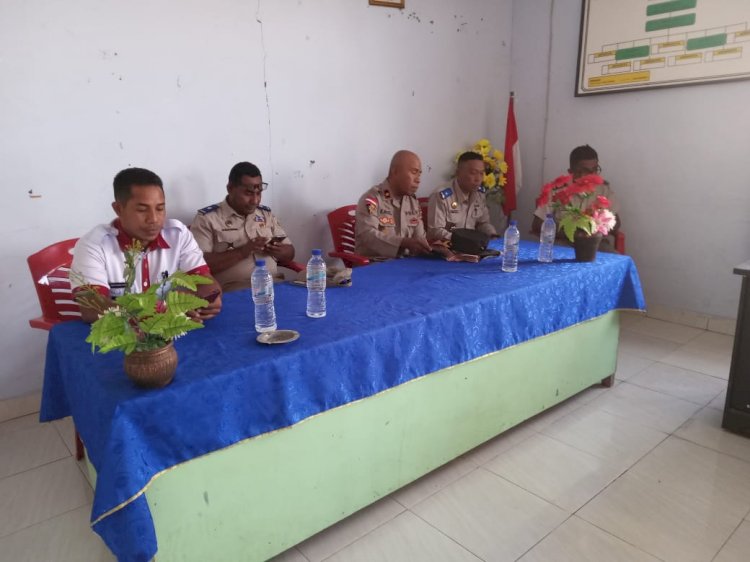 Waka Polres Manggarai hadiri Kegiatan Redistribusi Tanah di Desa Bangka Jong