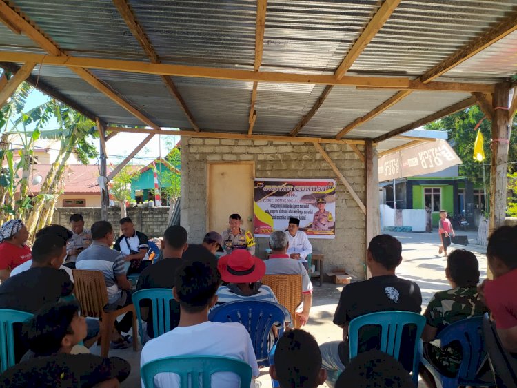 Kapolsek Reo IPDA I Komang Agus Budiawan, S.E, Pimpin Giat Jumat Curhat Polsek Reo dalam Rangka Mendengarkan dan Merespons Aspirasi Masyarakat