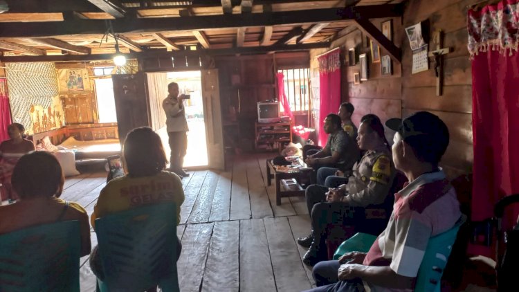 Bhabinkamtibmas Polres Manggarai Menyelenggarakan Kegiatan Problem Solving untuk Penyelesaian Sengketa Tanah