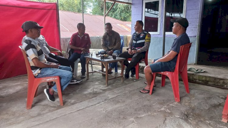 Giat Himbauan Pencegahan Tindak Pidana Perdagangan Orang dan Kenakalan Remaja oleh Bhabinkamtibmas Polres Manggarai