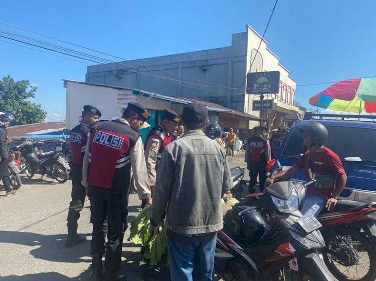 Patroli Samapta Polres Manggarai Tingkatkan Keamanan dan Ketertiban dalam Kota Ruteng