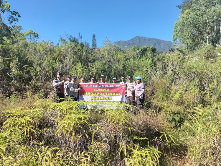 Polres Manggarai Gelar Operasi Bina Karuna untuk Penanggulangan Pembakaran Hutan dan Lahan