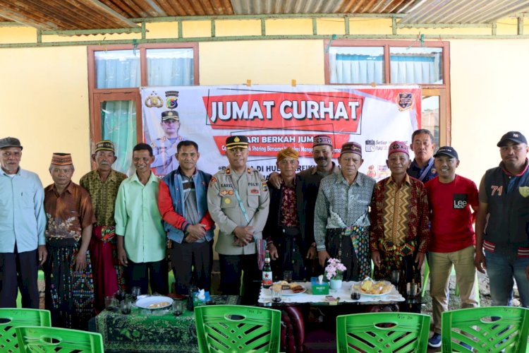 Polres Manggarai Gelar Jumat Curhat Bersama Warga Kelurahan Compang Tuke dan Wali