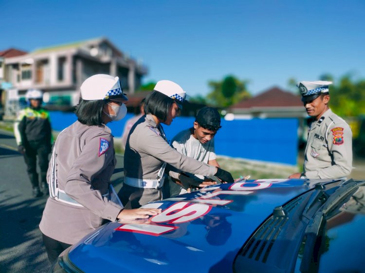 Hari Ke-7 Operasi Zebra Turangga 2023: Penegakan Hukum Lalu Lintas di Wilayah Polres Manggarai